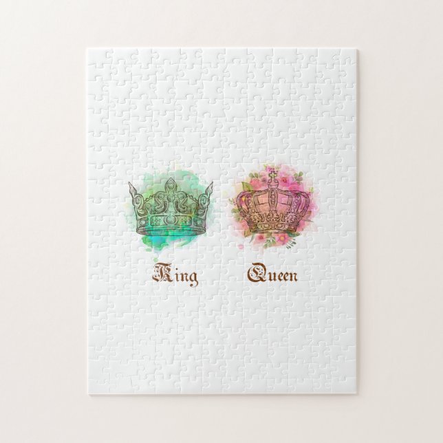 King and queen jigsaw puzzle (Vertical)