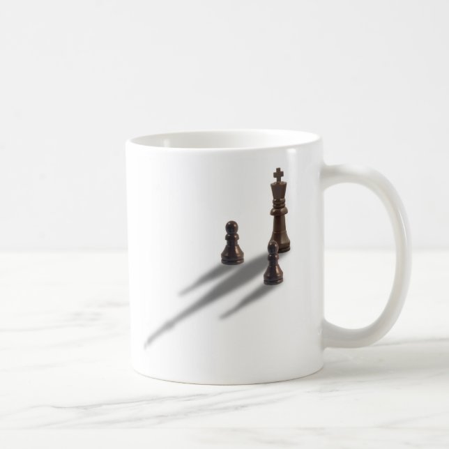 King and two Pawns Coffee Mug (Right)