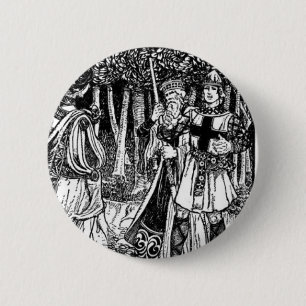 King Arthur 6 Cm Round Badge