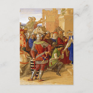 King Arthur and Knights of the Round Table Enclosure Card
