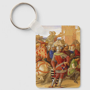 King Arthur and Knights of the Round Table Key Ring