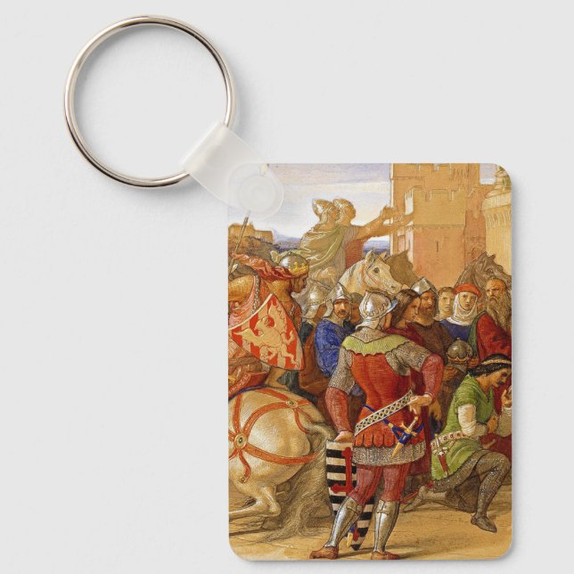 King Arthur and Knights of the Round Table Key Ring (Front)