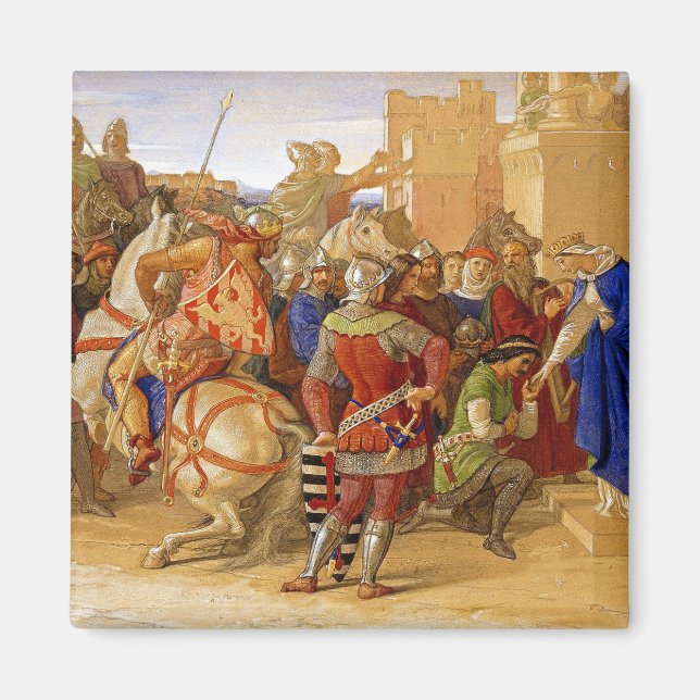 King Arthur and Knights of the Round Table Magnet (Front)