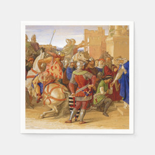 King Arthur and Knights of the Round Table Napkin