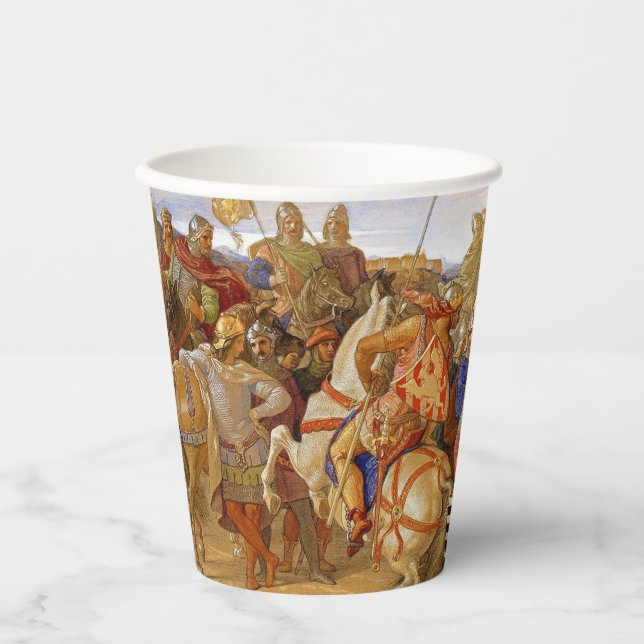 King Arthur and Knights of the Round Table Paper Cups (Front)