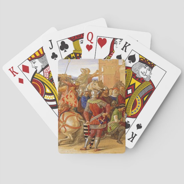 King Arthur and Knights of the Round Table Playing Cards (Back)