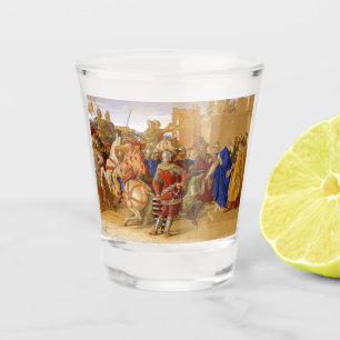 King Arthur and Knights of the Round Table Shot Glass