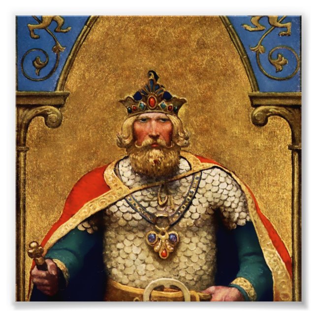 “King Arthur” by NC Wyeth Photo Print (Front)