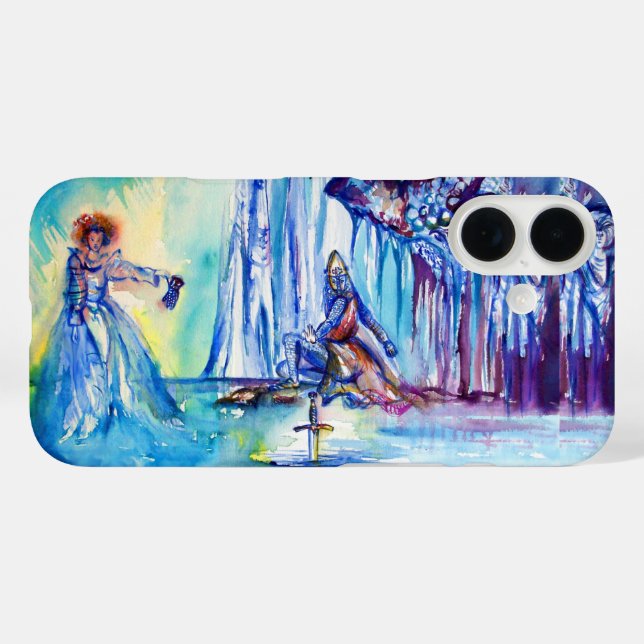 KING ARTHUR ,LADY OF THE LAKE AND EXCALIBUR Case-Mate iPhone CASE (Back (Horizontal))