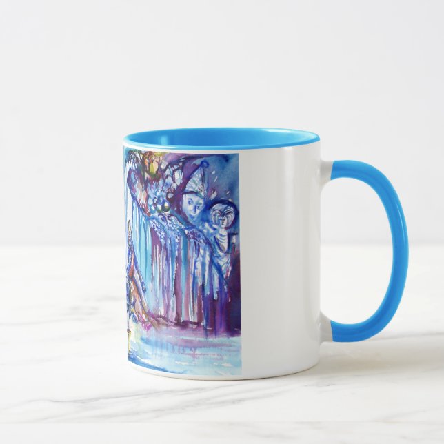KING ARTHUR ,LADY OF THE LAKE AND EXCALIBUR MUG (Right)