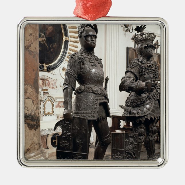 King Arthur, statue from the tomb of Maximilian Metal Ornament (Front)