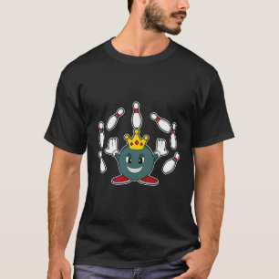 King at Bowling with Bowling pin T-Shirt
