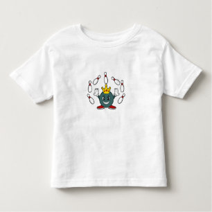 King at Bowling with Bowling pin Toddler T-Shirt