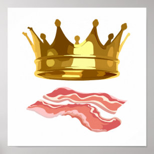 King Bacon Poster