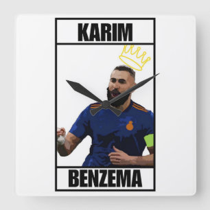 King Benz Square Wall Clock