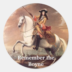 King Billy, Remember the Boyne Classic Round Sticker