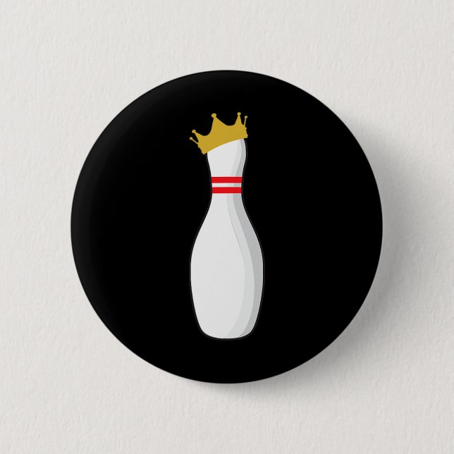 King Bowling Pin Funny Graphic Strikes And Turkeys (Front)