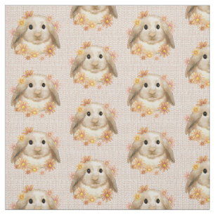 King Bunny Rabbit Fabric