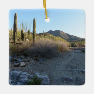 King Canyon Trail I Ceramic Ornament