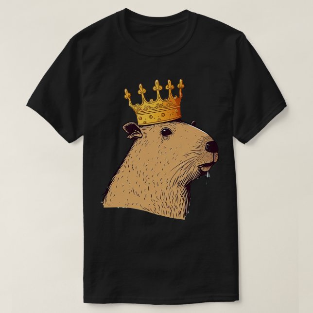King Capybara 1 T-Shirt (Design Front)