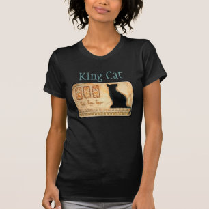 King Cat Egyptian Cat  Cartouche Tee