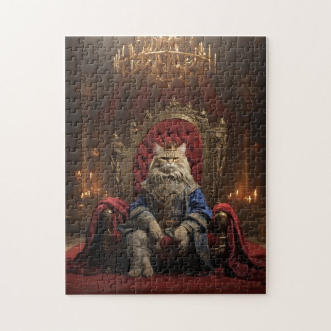 King Cat's Lavish Throne Room Puzzle  (Vertical)