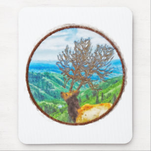 King Cervus Mouse Pad