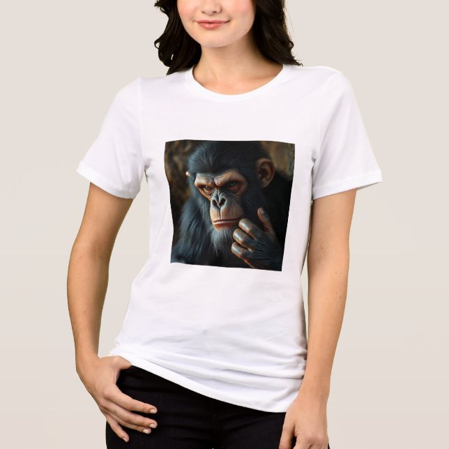 king cezar Tri-Blend shirt (Front)