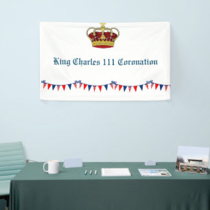 King Charles 111 Coronation Banner