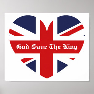 King Charles 111 /God Save the King Poster