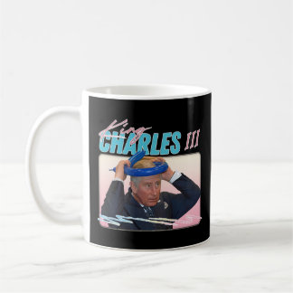King Charles 3rd - Retro Aesthetic Fan Design  Coffee Mug