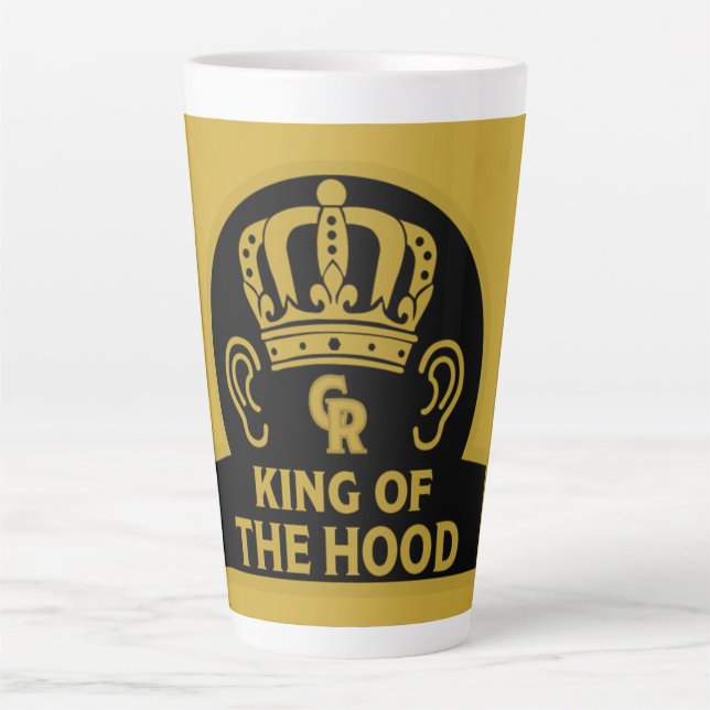 King Charles British Royal Coronation Latte Mug (Front)