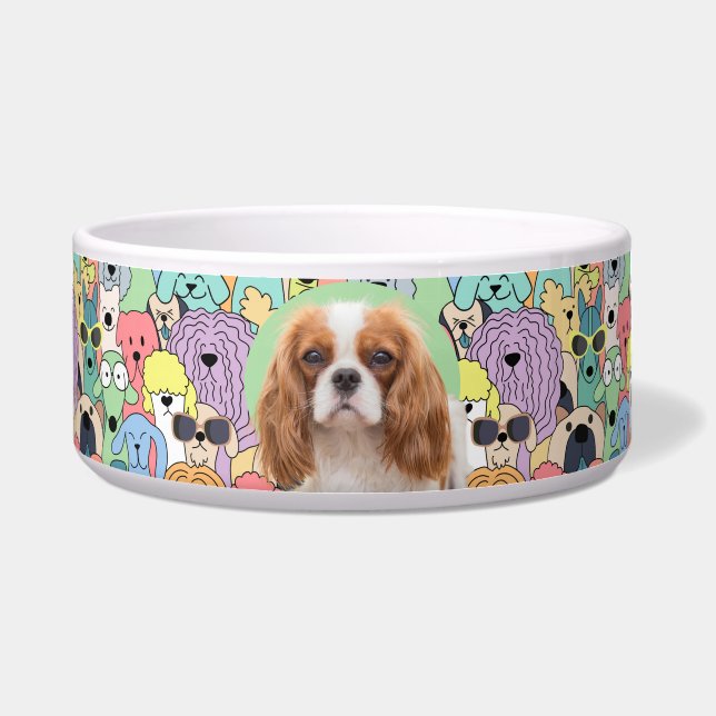 King Charles Cavalier Personalised Photo & Name (Front)