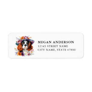 King Charles Cavalier Return Address Labels