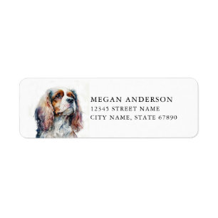 King Charles Cavalier Return Address Labels