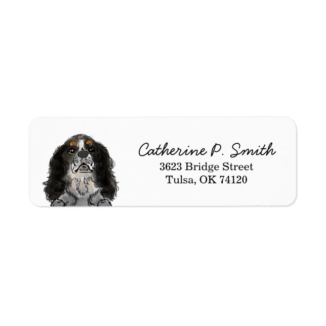 King Charles Cavalier Spaniel Return Address Return Address Label (Front)