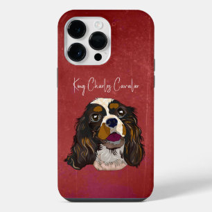 King Charles Cavalier Ugly Face iPhone 14 Pro Max Case