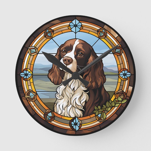 King Charles Cavalier Wall Clock (Front)
