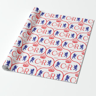 King Charles CIIIR Coronation 2023 United Kingdom  Wrapping Paper