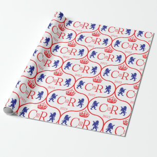 King Charles CIIR Coronation 2023 United Kingdom  Wrapping Paper