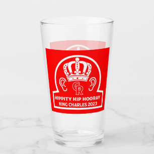 King Charles English Royal Coronation 2023 Glass