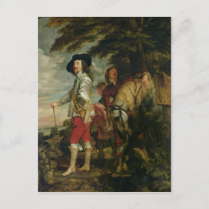 King Charles I of England out Hunting, c.1635 Postcard