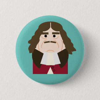 King Charles II 6 Cm Round Badge