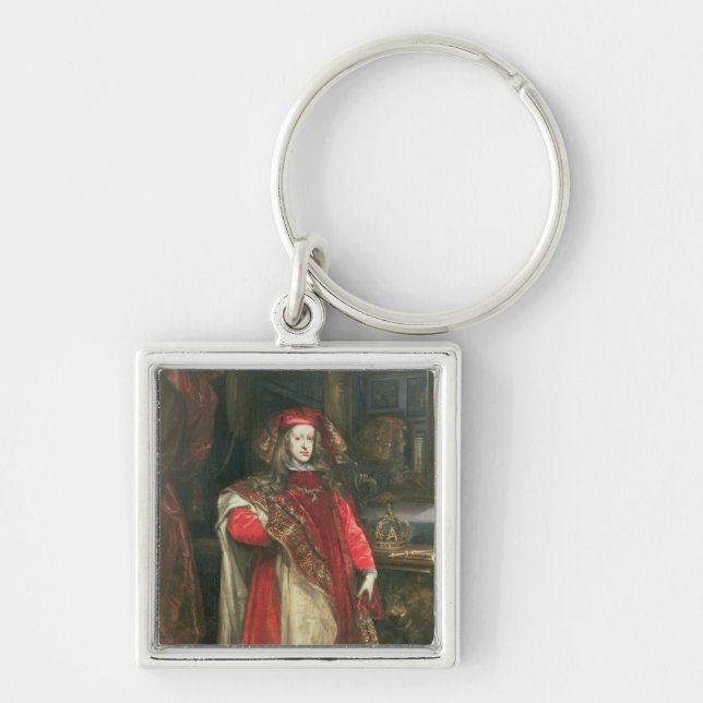 King Charles II of Spain Key Ring (Front)