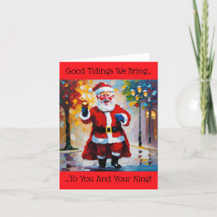 King Charles III at Christmas Holiday Card