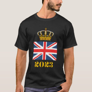King Charles Iii Coronation 2023 Uk British Crown T-Shirt