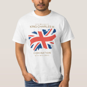 King Charles III Coronation 2023 UK British Royal  T-Shirt
