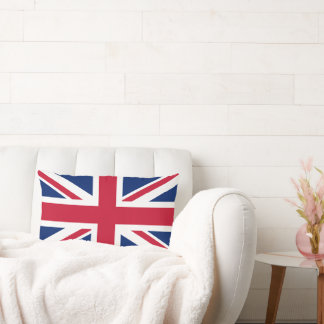 King Charles III Coronation, British Flag Lumbar Cushion