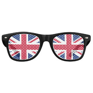 King Charles III Coronation, British Flag, Party Retro Sunglasses