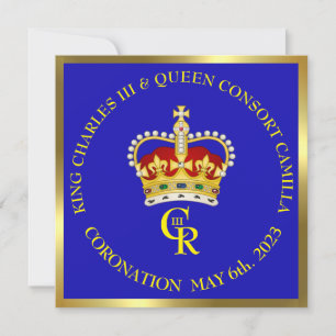King Charles III Coronation Celebration Invitation